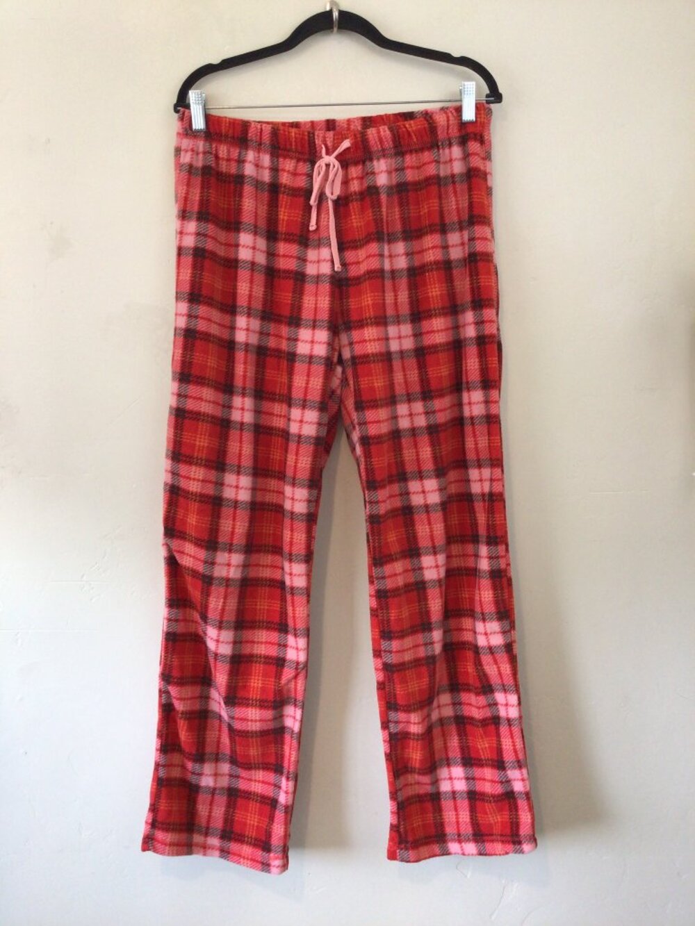 3/$10💕 Just Be Pink Plaid Fleece Pajama Pants